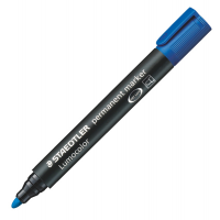 Marcatore Lumocolor permanent 352 - punta tonda - tratto - 2 mm - blu - conf. 10 pezzi - Staedtler - 352-3 - 4007817304631 - DMwebShop