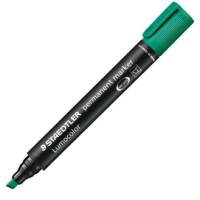 Marcatore Lumocolor permanent 350 - punta a scalpello - tratto - 2 - 5 mm - verde - conf. 10 pezzi - Staedtler - 350-5 - 4007817321515 - DMwebShop