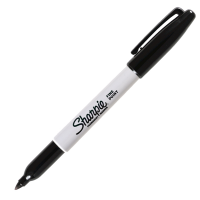 Marcatore permanente - punta fine - 1 mm - nero - conf. 12 pezzi - Sharpie - S0810930 - 3501170818305 - DMwebShop