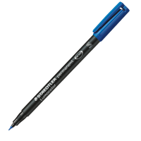 Pennarello Lumocolor Permanent 313 - punta 0,4 mm - blu - conf. 10 pezzi - Staedtler - 3133 - 4007817308677 - DMwebShop