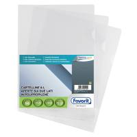 Cartelline a L Pratic Superior PPL liscio - 22 x 30 cm - trasparente - conf. 50 pezzi - Favorit - 100460047 - 8006779001554 - DMwebShop