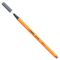 Fineliner Point 88 - tratto 0,4 mm - grigio scuro 96 - conf. 10 pezzi - Stabilo - 88/96 - 4006381292399 - DMwebShop