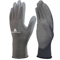 Guanti di precisione VE702PG - poliestere - palmo in poliuretano - taglia 08 - grigio - Deltaplus - VE702PG08 - 3295249125745 - DMwebShop