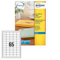 Etichetta adesiva J8651 - 38,1 x 21,2 mm - carta - permanente - bianco - 65 etichette per foglio - conf. 25 fogli A4 - Avery - J8651-25 - 5014702178412 - DMwebShop