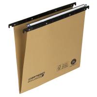 Cartella sospesa Cartesio Eco-logica - cassetto - 33 cm - fondo V - 31,2 x 25 cm - avana - conf. 25 pezzi - Bertesi - 100/330-A1 - 8058983260647 - DMwebShop