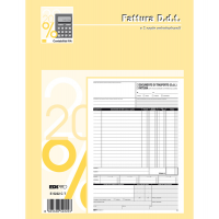 Blocco DDT-fattura - 3 copie autoricalcanti - 29,7 x 22 cm - 33 fogli - Edipro - E5222CT - 8023328522223 - DMwebShop