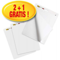 Lavagna adesiva Meeting Chart - bianco - Promo pack 2+1 pezzi - Post-it