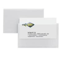 Portabiglietti da visita Eticard T autoadesivi PVC - 5,5 x 9 cm - trasparente - conf. 10 pezzi - Sei Rota - 318103 - 8004972001333 - DMwebShop