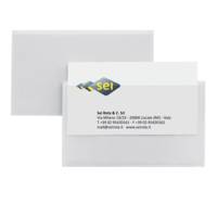 Portabiglietti da visita Eticard T autoadesivi PVC - 5,5 x 9 cm - trasparente - conf. 10 pezzi - Sei Rota - 318103 - 8004972001333 - DMwebShop