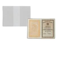 Porta carta identita' PVC - 15,5 x 11 cm - trasparente - conf. 100 pezzi - Sei Rota - 481111 - 8004972005379 - DMwebShop