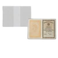 Porta carta identita' PVC - 15,5 x 11 cm - trasparente - conf. 100 pezzi - Sei Rota - 481111 - 8004972005379 - DMwebShop