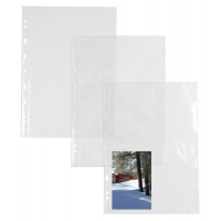 Buste forate Atla FT - porta foto e cartoline - 4 spazi - 13 x 18 cm - trasparente - conf. 10 pezzi - Sei Rota - 662522 - 8004972015200 - DMwebShop