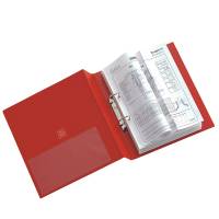 Raccoglitore Stelvio - 2 anelli a D - Ø 40 mm - dorso 5,5 cm - f.to utile 22 x 30 cm - rosso - Sei Rota - 35404212 - 8004972003382 - DMwebShop