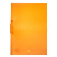 Cartellina con molla Clipper - 22 x 30 cm - trasparente arancio - conf. 20 pezzi - Fellowes - F007-TAR - 8015687016840 - DMwebShop