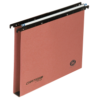Cartella sospesa Cartesio - cassetto - interasse 38 cm - fondo U 3 cm - 36 x 25 cm - arancio - conf. 50 pezzi - Bertesi - 100/380 3-B2 - 45682A - DMwebShop