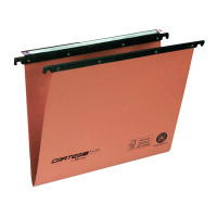 Cartella sospesa Cartesio Plus - cassetto - interasse 33 cm - fondo V - 31,25 cm - arancio - conf. 25 pezzi - Bertesi - 300/330 LINK-A2 - 8058983261224 - DMwebShop