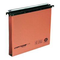 Cartella sospesa Cartesio Plus cassetto interasse 33 cm fondo U 3 cm - 31,2 x 25 cm arancio - conf. 25 pezzi - Bertesi - 300/330 LINK 3-A2 - 8058983261217 - DMwebShop