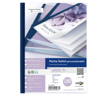 Portalistini personalizzabile Uno TI - 22 x 30 cm - 180 buste - blu - Sei Rota - 55231807 - 8004972015675 - DMwebShop