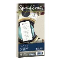 Busta Special Events metal crema - 110 x 220 mm - 120 gr - conf. 10 buste - Favini - A57Q154 - 8007057747645 - DMwebShop