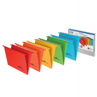Cartelle sospese Joker - cassetto - interasse 33 cm - fondo V - 31,2 x 25 cm - colori assortiti - conf. 10 pezzi - Bertesi - 400/330 Link-J7 - 8058983261507 - DMwebShop