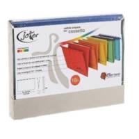 Cartelle sospese Joker - cassetto - interasse 39 cm - fondo V - 37 x 25 cm - colori assortiti - conf. 10 pezzi - Bertesi - 400/395 Link-J7 - 8058983261828 - DMwebShop