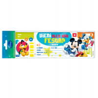Blocchetto invito alla festa Mickey Disney - conf. 10 pezzi - Rex Sadoch - WYASSDIS - 8006715242232 - DMwebShop