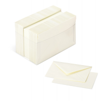 Scatola 100 cartoncini - 200 gr + 100 buste 90 gr - avorio - formato 4 - Favini - A57Q141 - 8007057745115 - DMwebShop