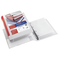 Raccoglitore personalizzabile Stelvio TI - 4 anelli quadri 80 mm - dorso 10 cm - f.to utile 22 x 30 cm - bianco - Sei Rota - 36804101 - 8004972023656 - DMwebShop