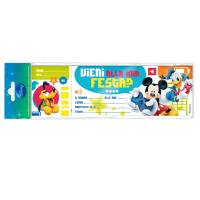 Blocchetto invito alla festa Mickey Disney da 10 inviti - 8450