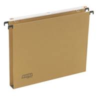 Cartella sospesa Avana cassetto interasse 39 cm fondo U 37 x 24,5 cm avana - 8625