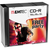 CD-R - 80min - 700mb - Emtec - ECOC801052SL - 3126170114464 - DMwebShop