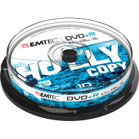 Campana DVD+R registrabile 4,7 Gb 16x spindle - conf. 10 pezzi - Emtec ECOVPR471016CB