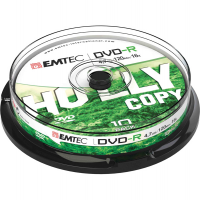DVD-R - registrabile - 4,7 Gb - conf. 10 pz Emtec ECOVR471016CB