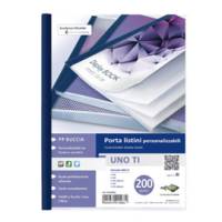 Portalistini personalizzabile Uno TI 22 x 30 cm 200 buste blu - 8128