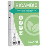 Ricambi con rinforzo ecologico - A4 - 100 gr - 40 fogli - 4 mm - Favini - A474404 - 8007057237658 - DMwebShop