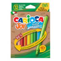 Pennarelli Joy Eco Family - lavabili - colori assortiti - scatola 12 pezzi - Carioca - 43100 - 8003511431006 - DMwebShop