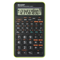 Calcolatrice scientifica - verde - SHAEL501TBGR - Sharp - EL501TBGR VERDE - 4974019138091 - DMwebShop