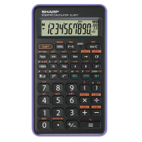 Calcolatrice scientifica - viola - SHAEL501TBVL - Sharp - EL501TBVL VIOLA - 4974019138121 - DMwebShop