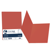 Cartelline semplici Luce - 200 gr - 25 x 34 cm - rosso scarlatto - conf. 50 pezzi - Favini A50C664