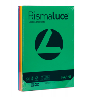 Carta Rismaluce - A4 - 140 gr - mix 6 colori - conf. 200 fogli - Favini - A65X214 - 8007057628449 - DMwebShop