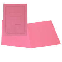 Cartelline semplici con stampa cartoncino Manilla - 145 gr - 25 x 34 cm - rosa - conf. 100 pezz - Cart. Garda