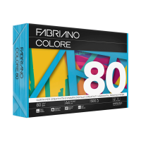FabrianoColore - A4 - 80 gr - colori forti azzurro - conf. 500 fogli - Fabriano - 74321297 - 8001348133995 - DMwebShop