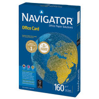 Carta Office Card 160 - A4 - 160 gr - bianco - conf. 250 fogli - Navigator - 02 A4 160 NAV - 5602024381377 - DMwebShop