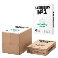 Carta totalmente riciclata senza legno - A4 - 80 gr - bianco - risma 500 fogli - conf. 5 pezzi - Steinbeis - 6831 - 4260074842005 - DMwebShop