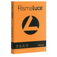 Carta Rismaluce A4,200 gr arancio 56 conf 125 fogli Favini A67E104 - 8562