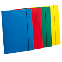 Cartellina con elastico - PPL - 3 lembi - 23,5 x 34,5 cm - rosso - conf. 10 pezzi - Fellowes - U110-RO - 8015687007343 - DMwebShop
