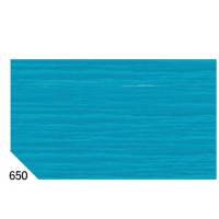 Carta crespa - 50 x 250 cm - 48 gr/m2 - turchese 650 - conf. 10 rotoli - Rex Sadoch - KR363-650 - 8006715065169 - DMwebShop