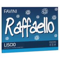 Album Raffaello - 24 x 33 cm - 100 gr - 20 fogli liscio - conf. 10 pezzi - Favini - A103614 - 49999A - DMwebShop