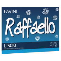 Album Raffaello - 24 x 33 cm - 100 gr - 20 fogli liscio - conf. 10 pezzi - Favini - A103614 - 49999A - DMwebShop