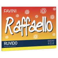 Album Raffaello - 24 x 33 cm - 100 gr - 20 fogli ruvido - conf. 10 pezzi - Favini - A104614 - 50000A - DMwebShop